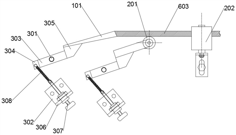 A kind of edge banding device for gypsum board