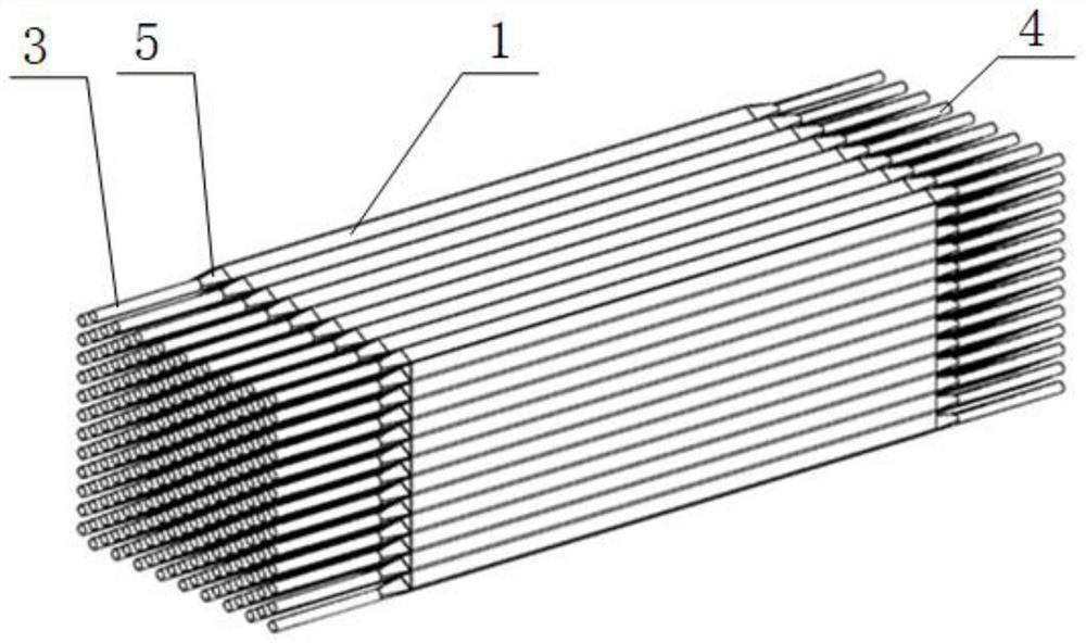 Bionic-based compact honeycomb structure heat exchanger core and heat exchanger