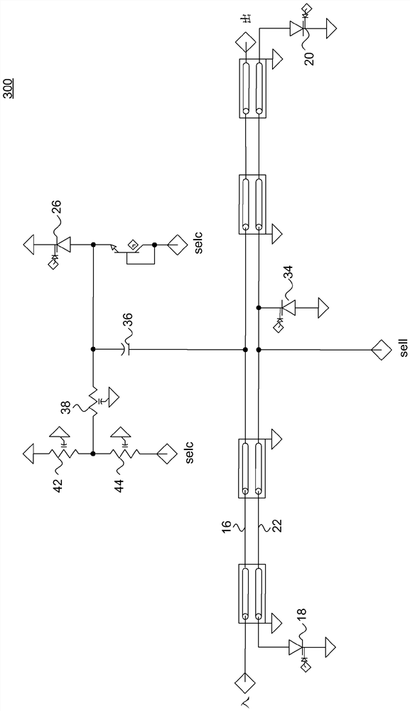 Electronically variable analog delay line