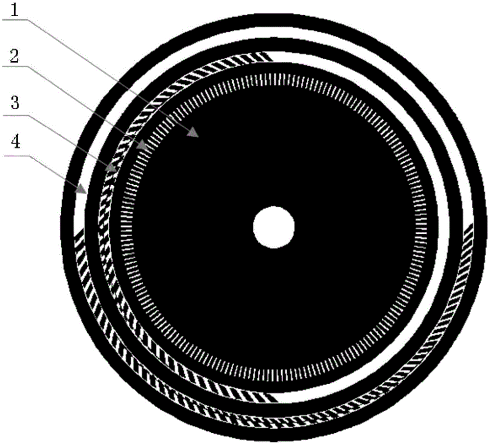 A coded optical modulation disc with improved resolution