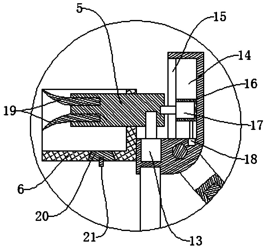 A kitchen wall cleaning device