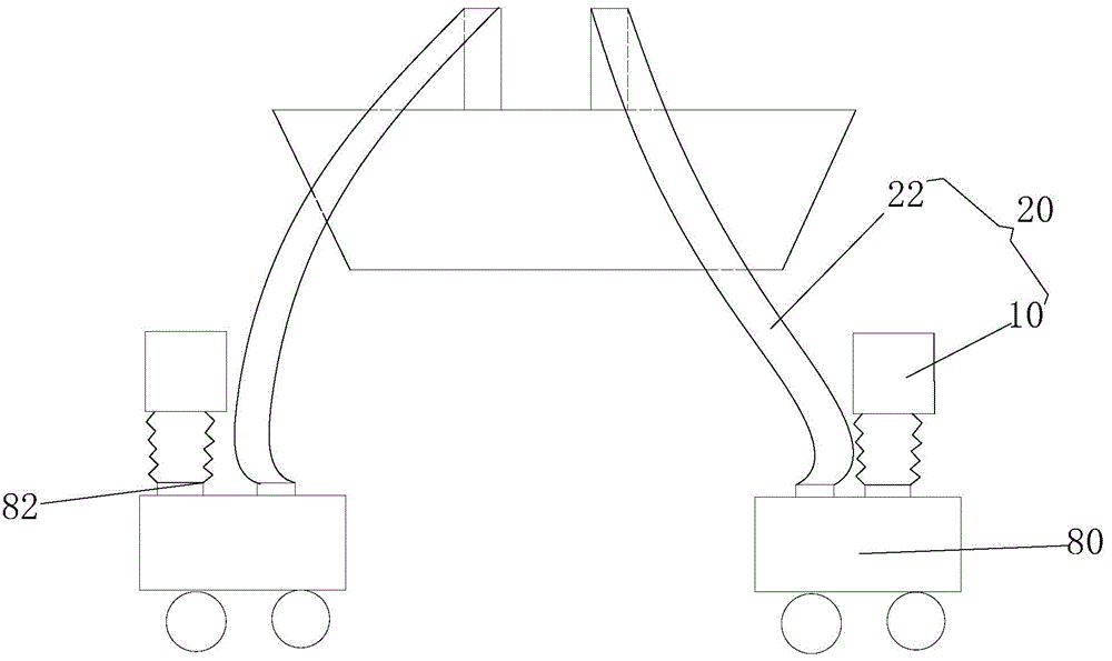 Shipborne bulk material loading and unloading device