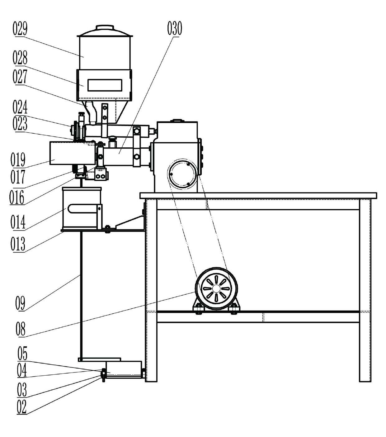 Coating brushing machine