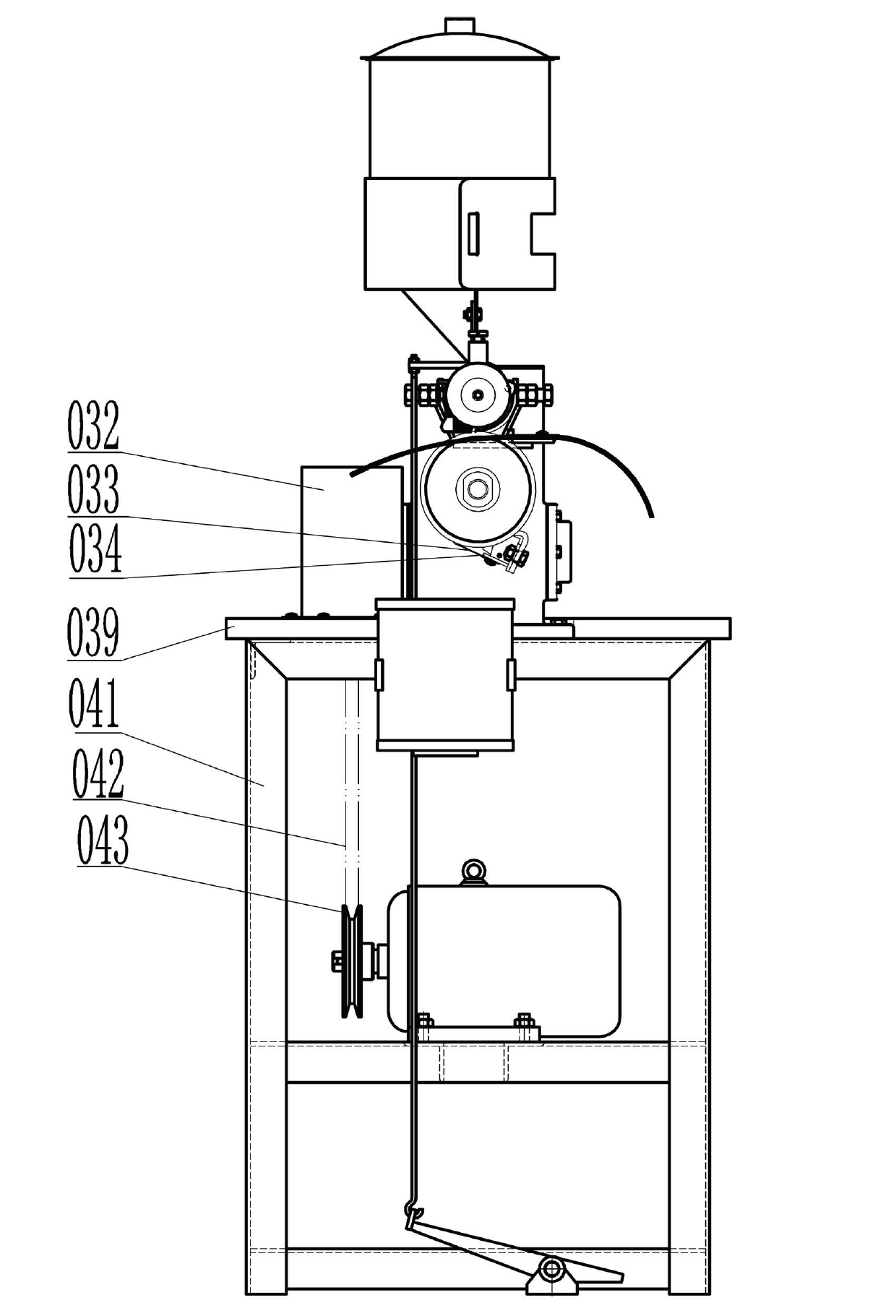 Coating brushing machine