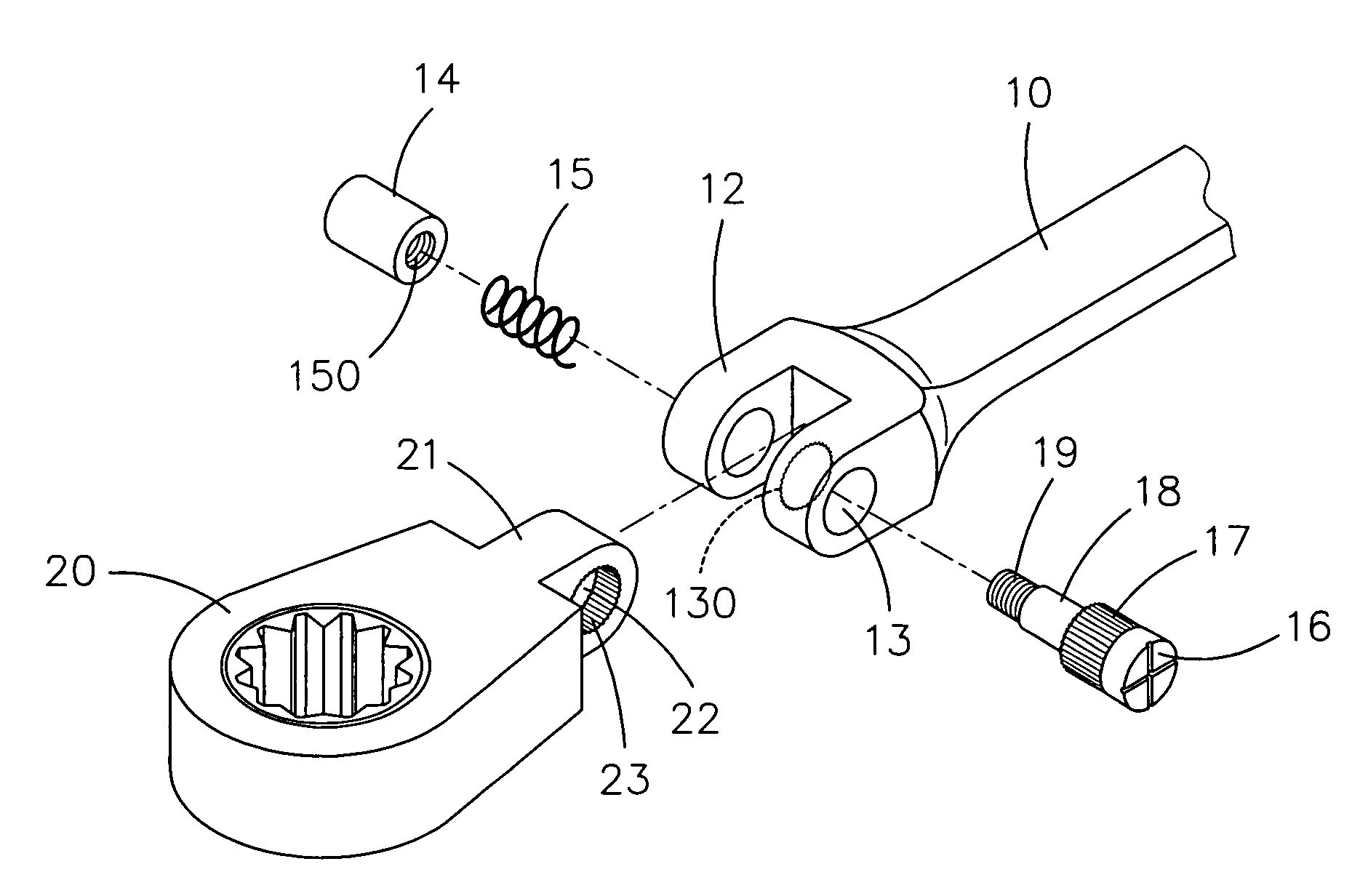 Bendable wrench