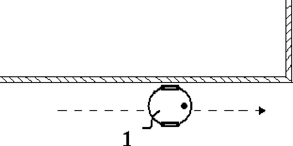 Algorithm of walking along edge of dust collection robot