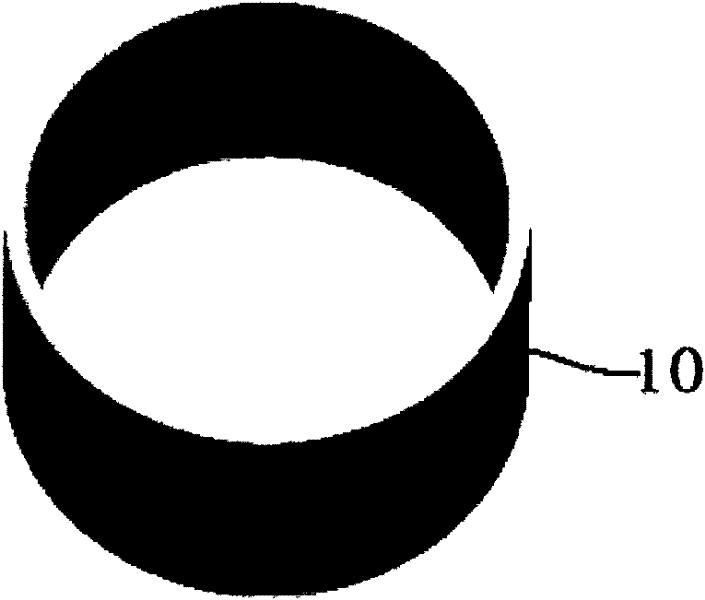 Method for rolling and shaping structural steel high cylindrical ring forged piece