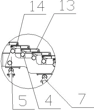 Combined type large household garbage incinerator