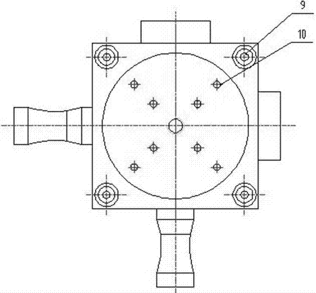 Aligning device for measurement of diamond cutting tool