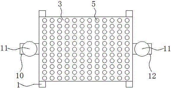 Soilless culture frame for vegetables