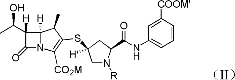 Process for the preparation of carbapenem using cabapenem intermediates and recovery of cabapenem