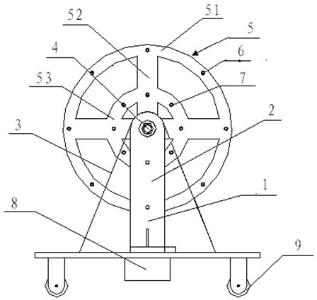 Rotation type airing device