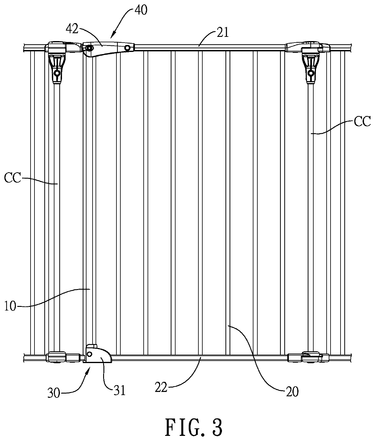 Easy-open safety gate for a barrier