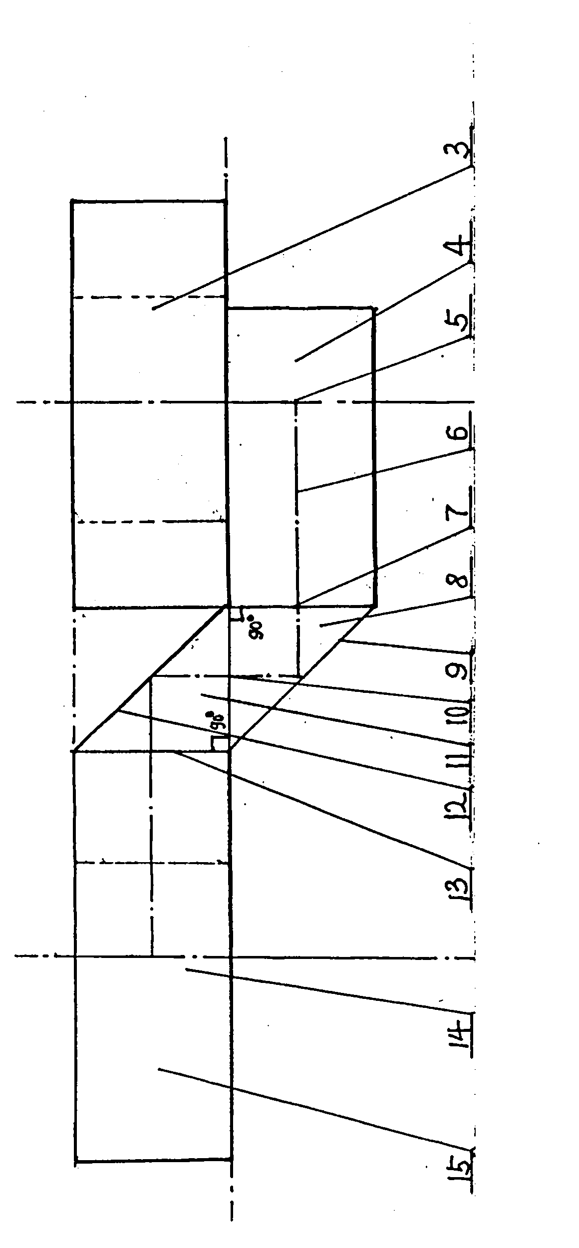 Wide-screen three-dimensional movie and television