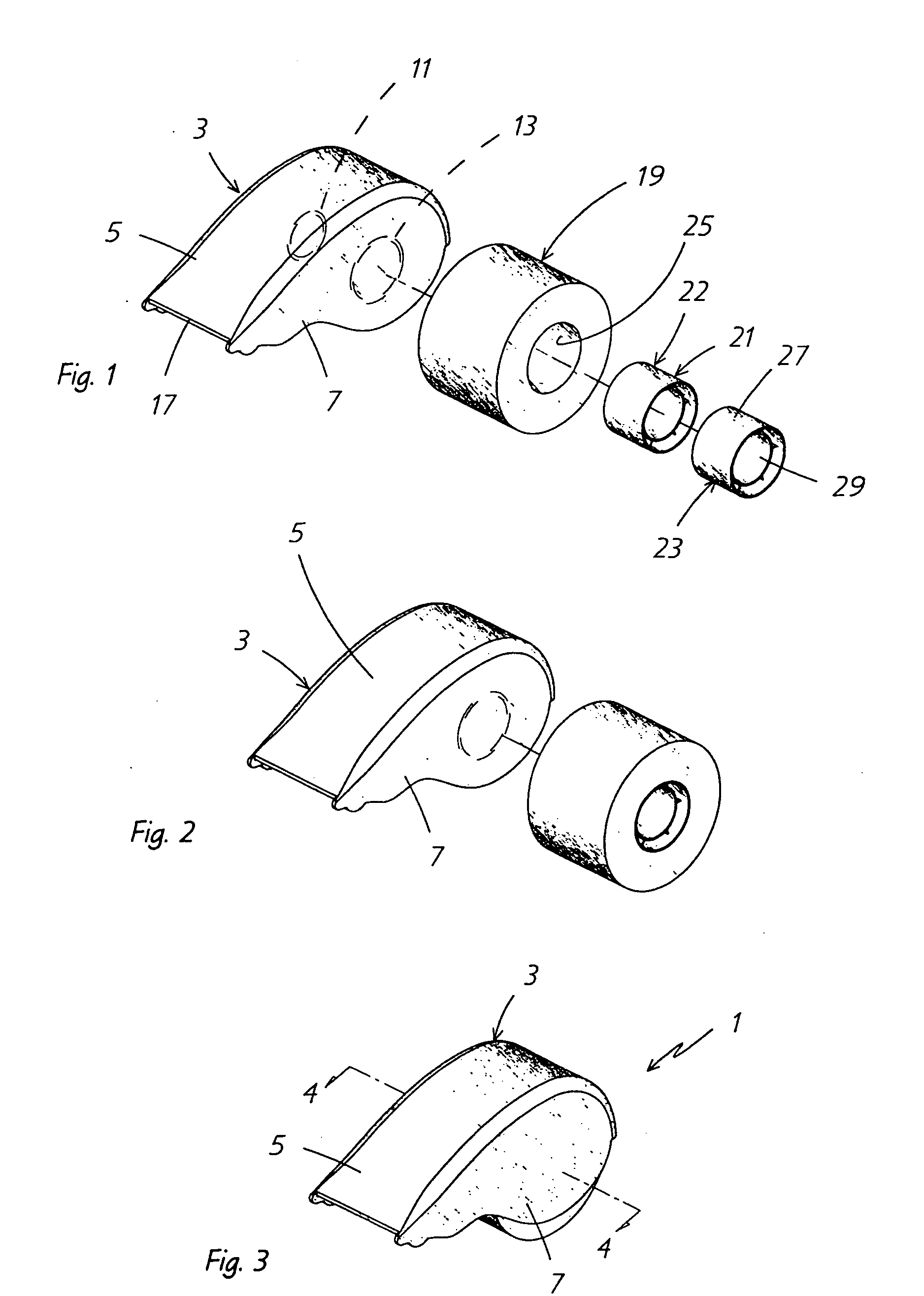 Polarized tape dispenser