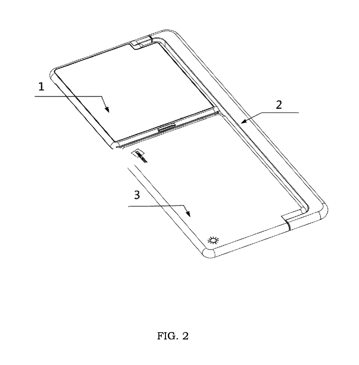 Slim OLED lamp