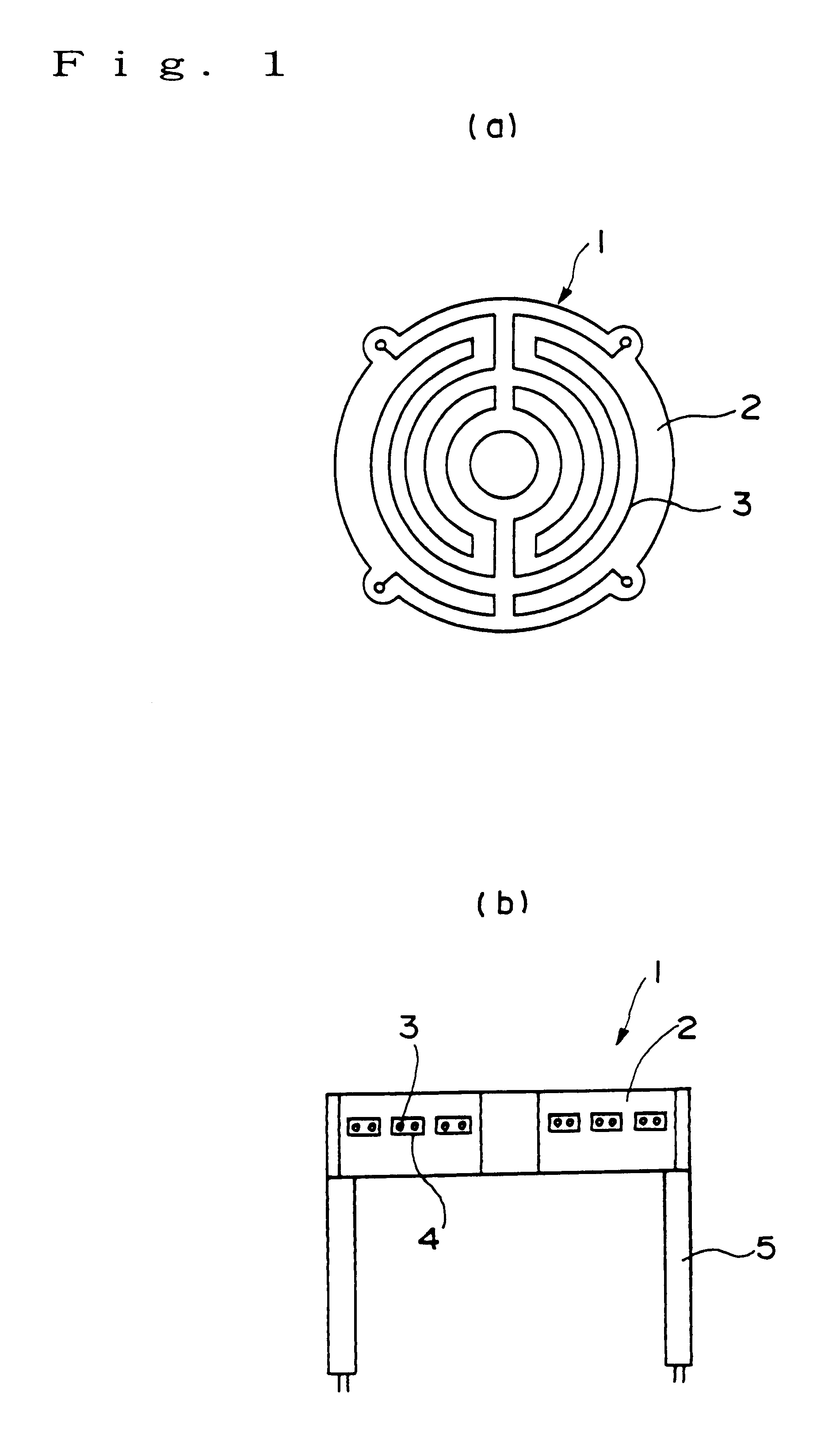 Heater sealed with carbon wire heating element