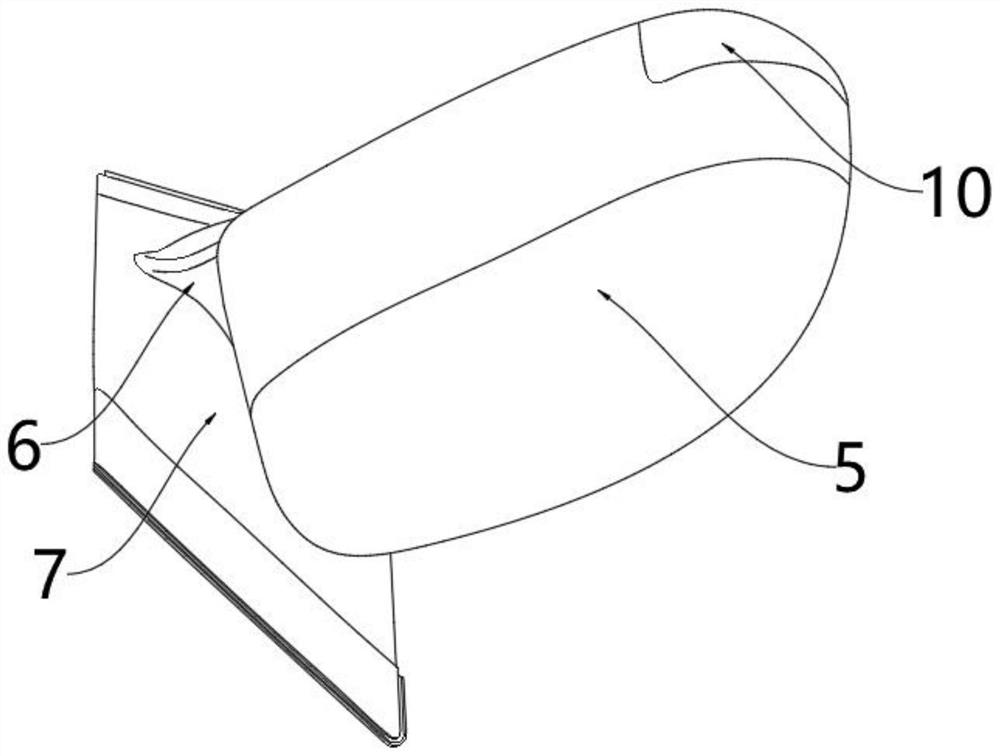 Control system for automobile electronic outside rear-view mirror