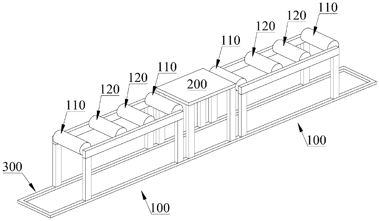 Continuous strip forming manufacturing method of flexible circuit boards, and device