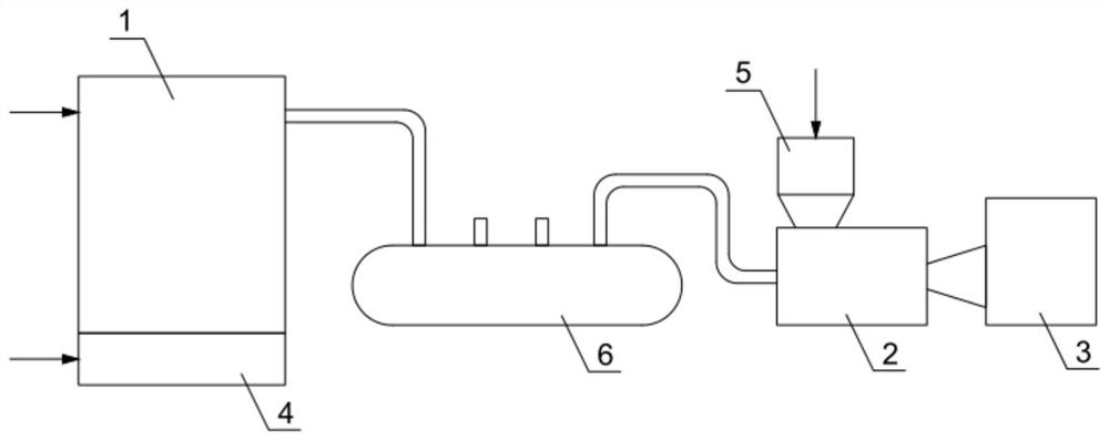 Method and device for preparing nano-powder by thermal cracking