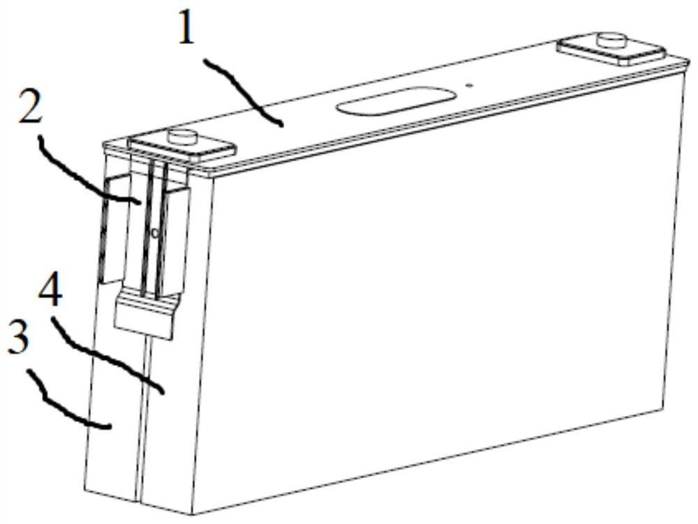 Laminated lithium battery top cover