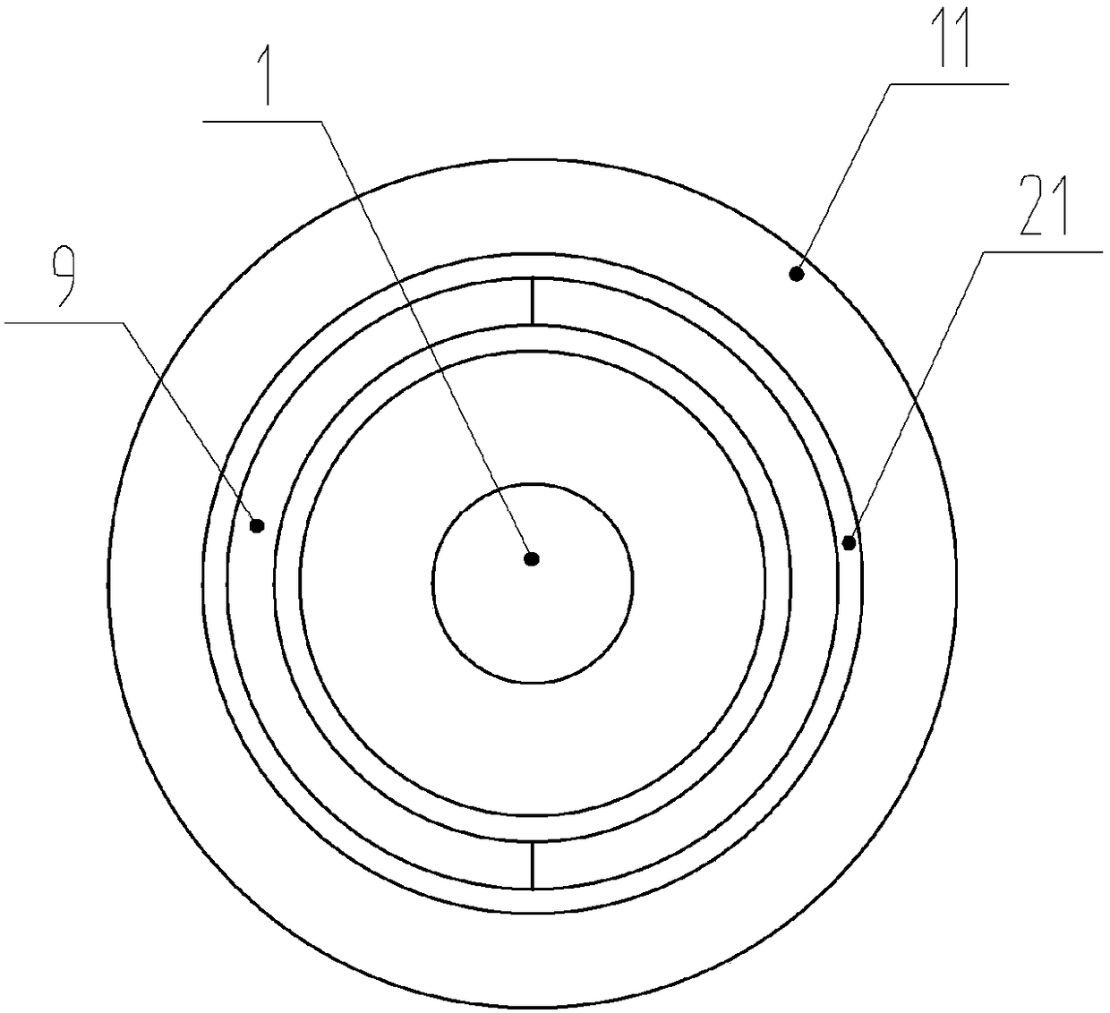 Secondary charging device for rotational moulding