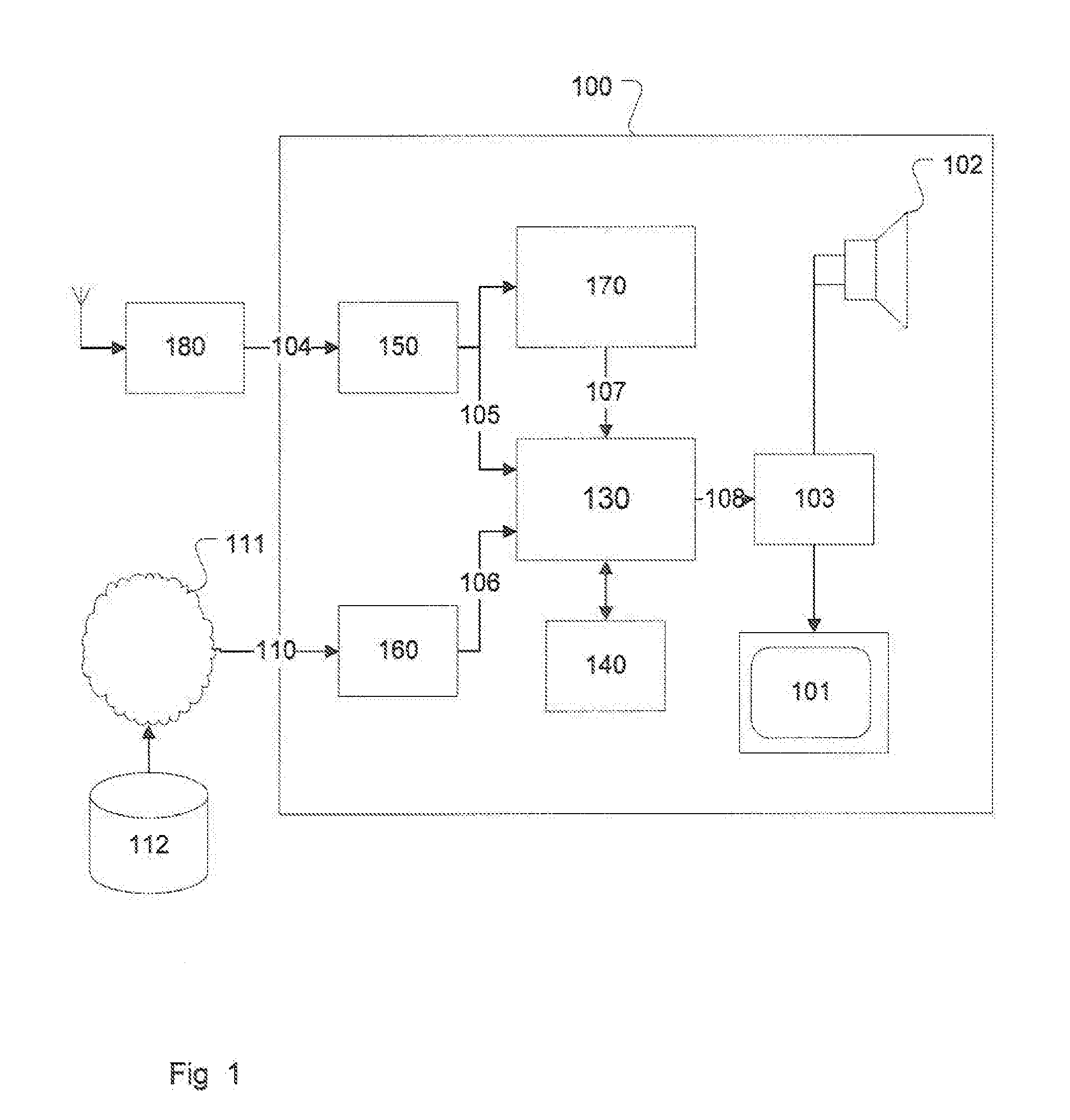 Rendering device with content substitution