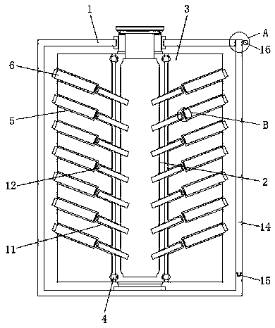 Environment-friendly detection water sample storage device convenient to take