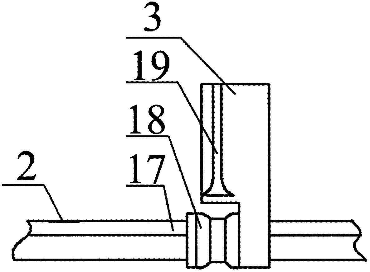 Forced internal and external transfer type composite ring spinning method for filament