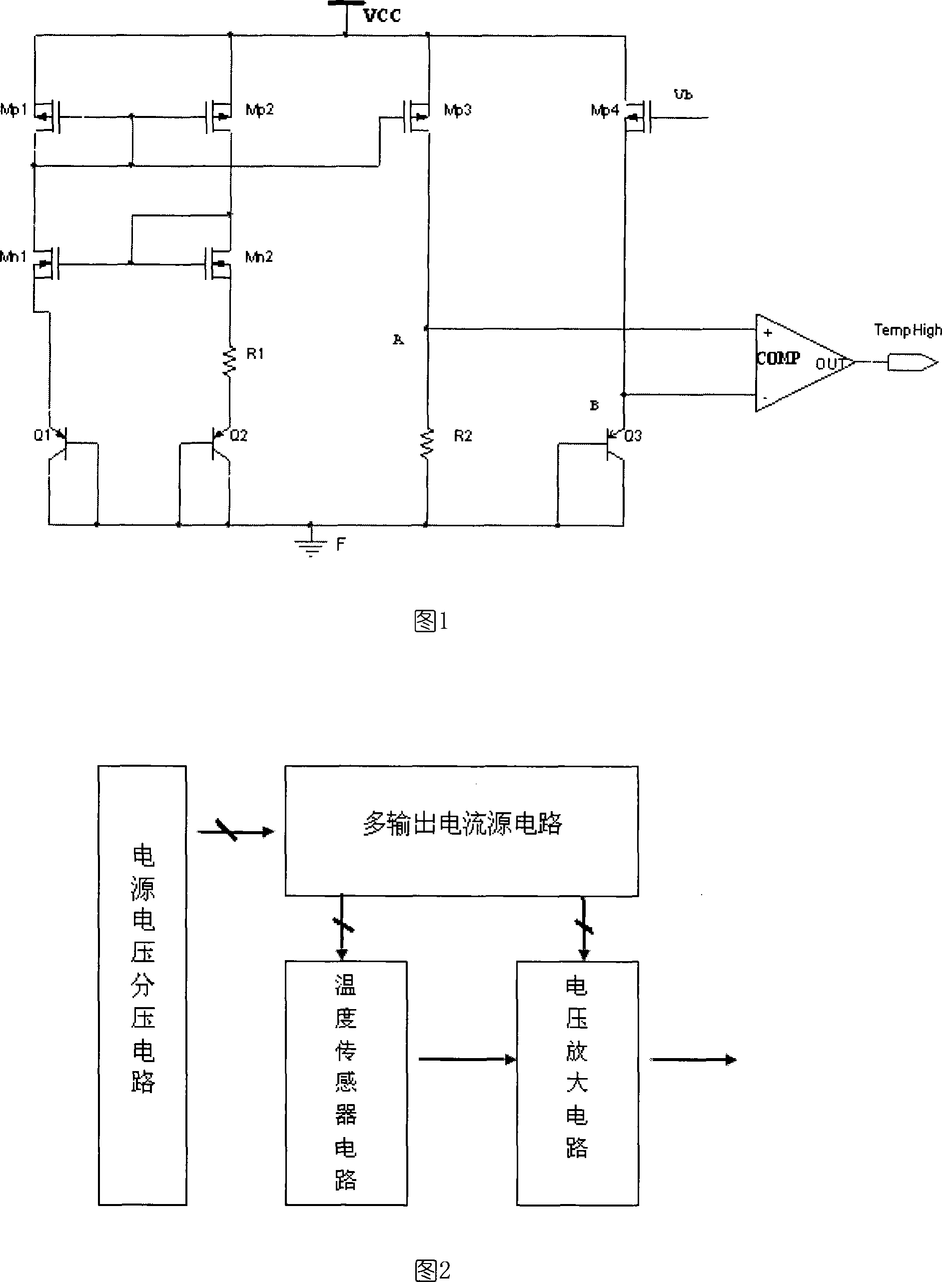 Temperature observation circuit