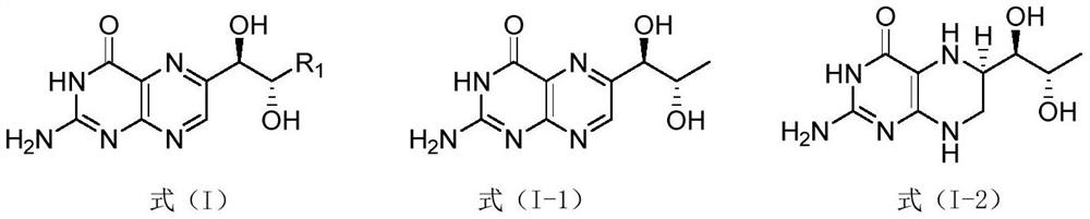 Preparation method of l-erythro-type biopterin compound