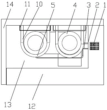 A same-layer drainage device and construction method thereof