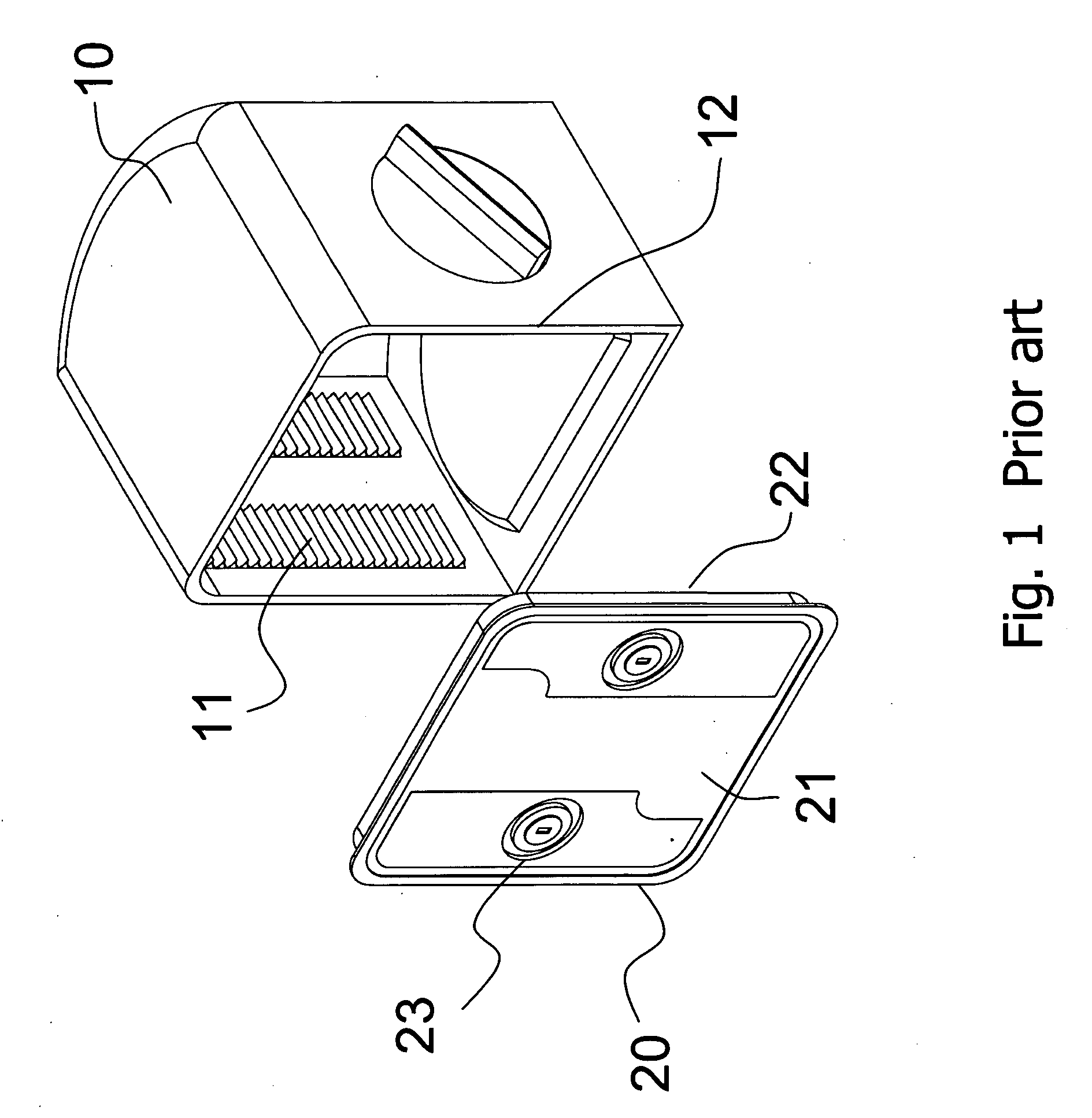 Front Opening Unified Pod with latch component