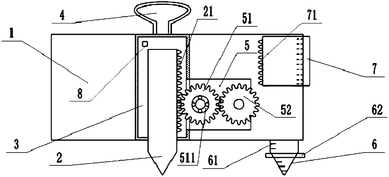 A device for repairing dents in automobile sheet metal