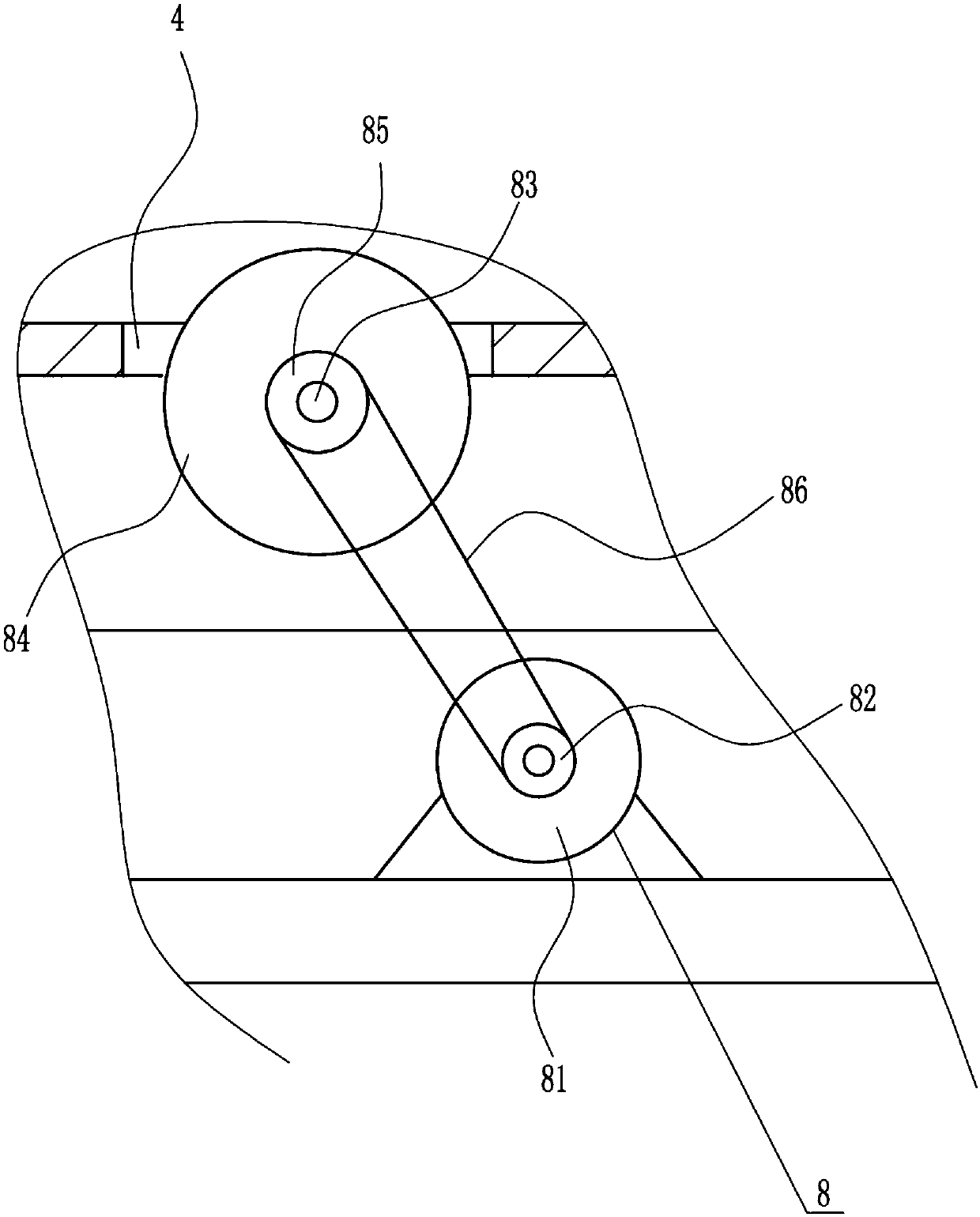 Tile cutting device for urban construction