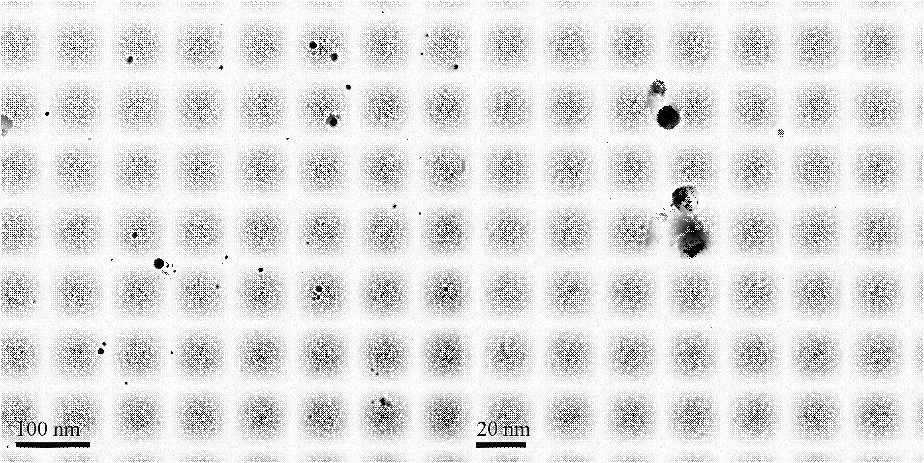 Polyaniline/silver conductive nanocomposite material and preparation method thereof