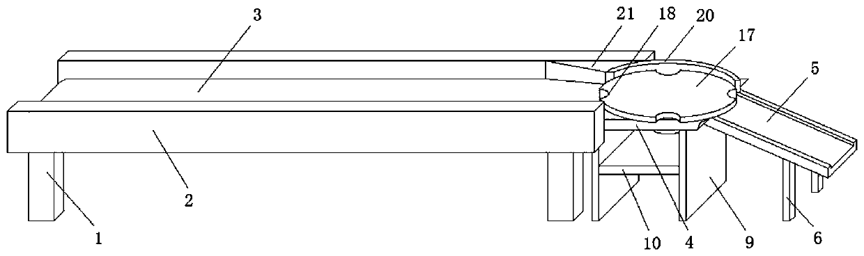 New energy automobile part screening device