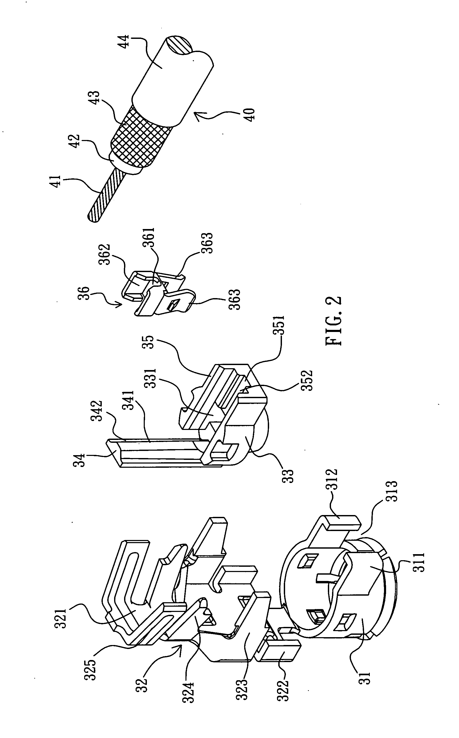 RF microwave connector for telecommunication