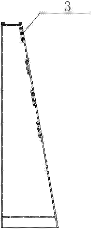 Sliding-type display stand with automatic sensing function