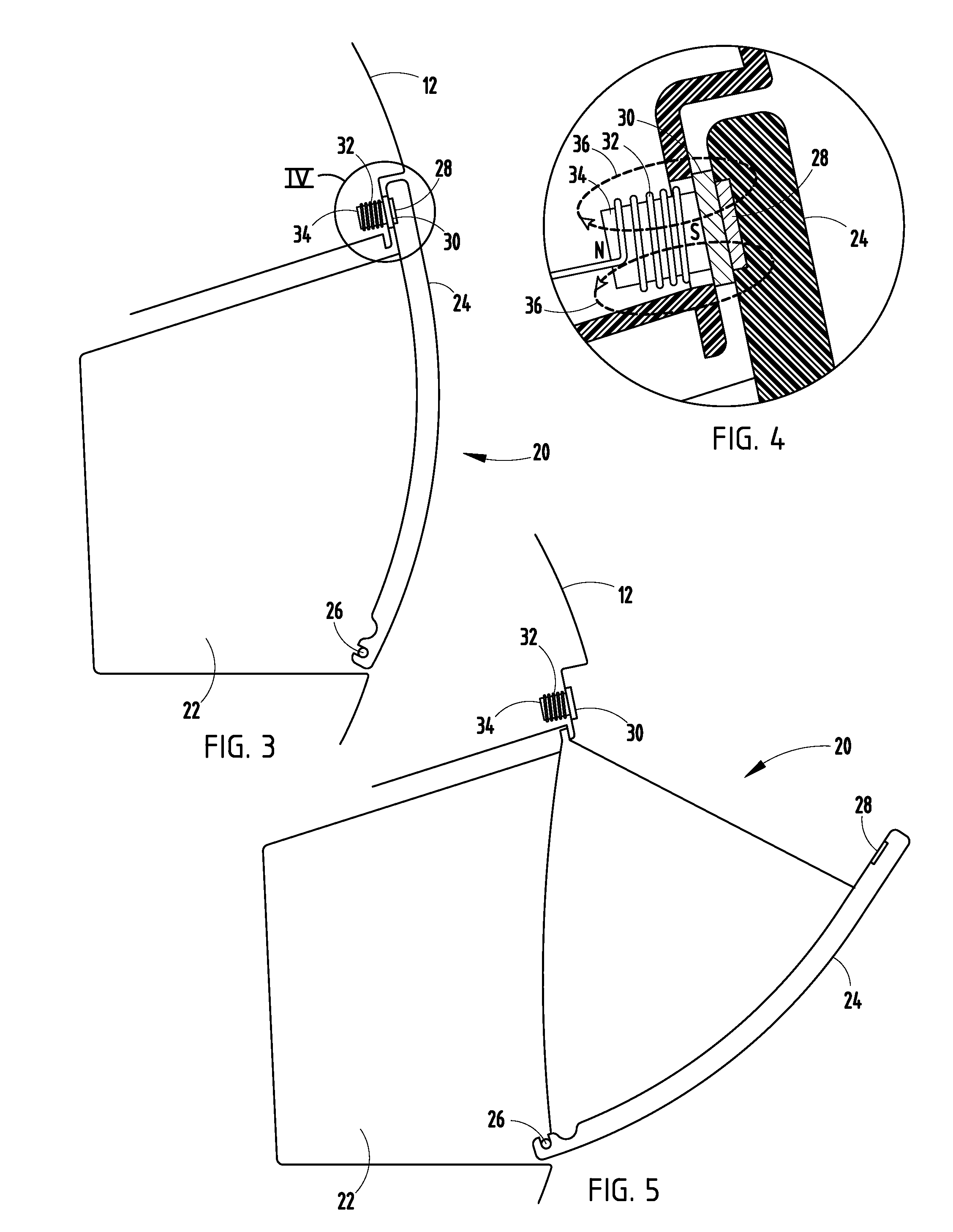 Vehicle stowage assembly having electromagnetic closure