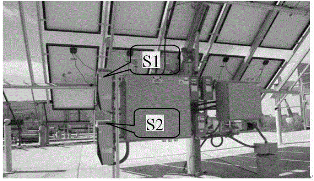 Temperature prediction method for photovoltaic inverter element installed on open type support