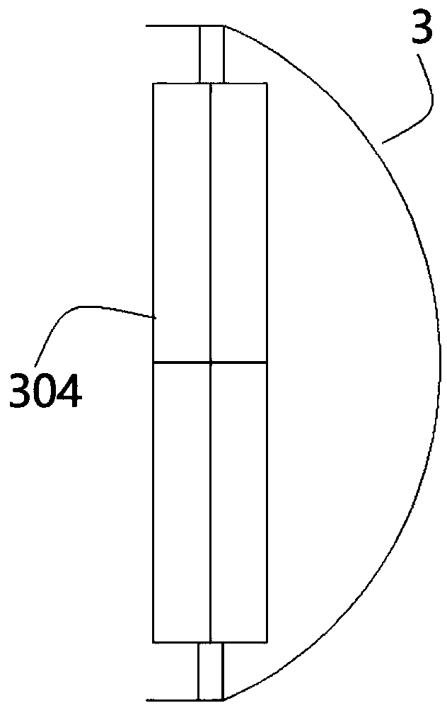 Fertilizing device for farmland sowing