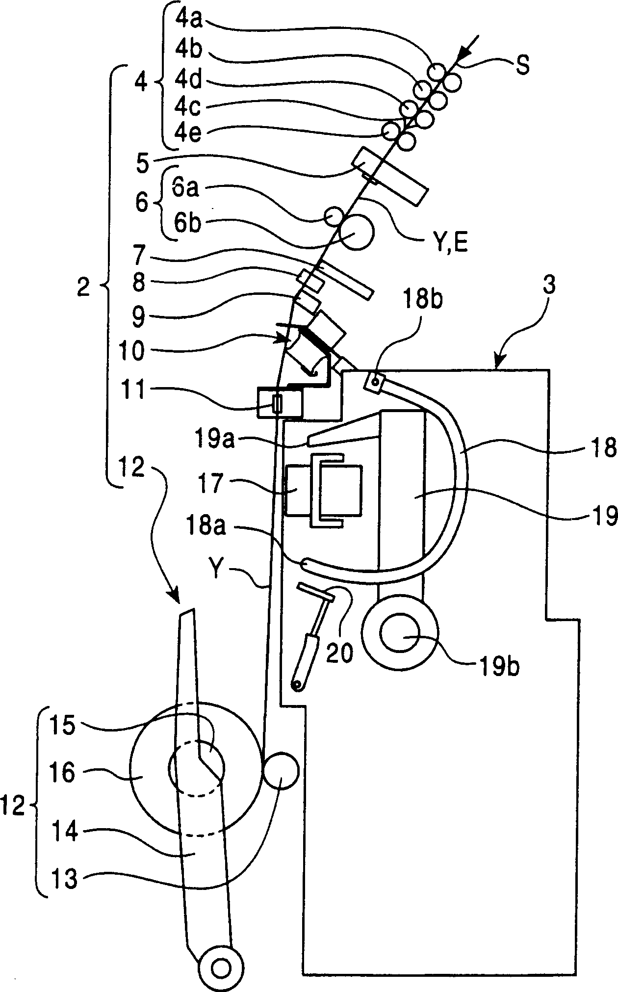 Coiling apparatus of yarn