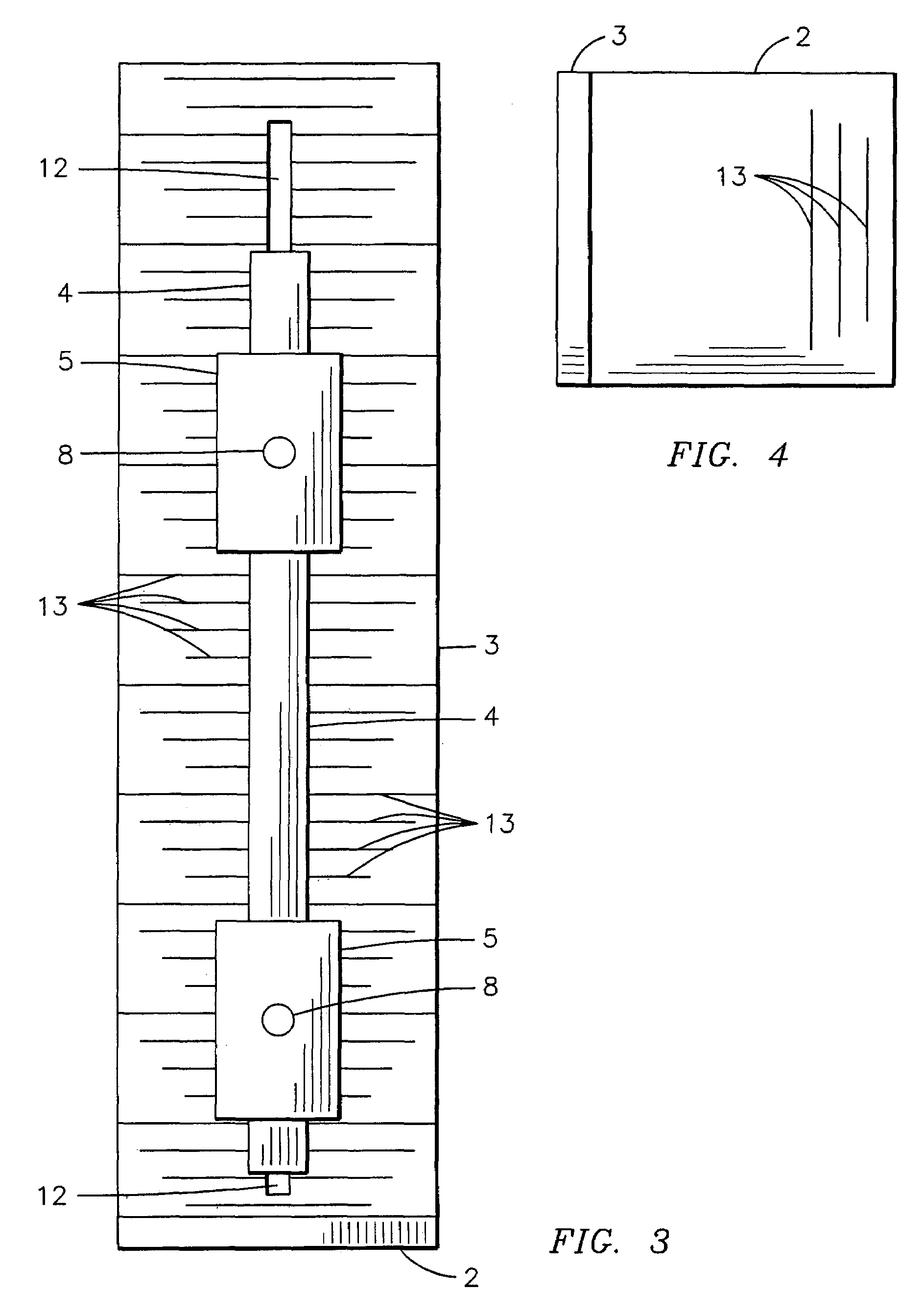 Cabinet door knob pull measuring jig