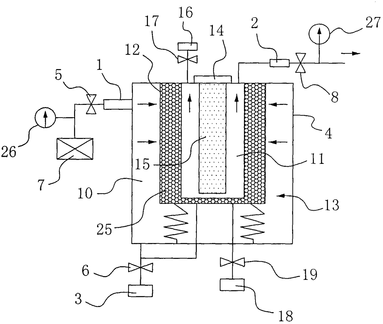 Marine diesel engine fuel filter with ultrasonic cleaning device and filtering method