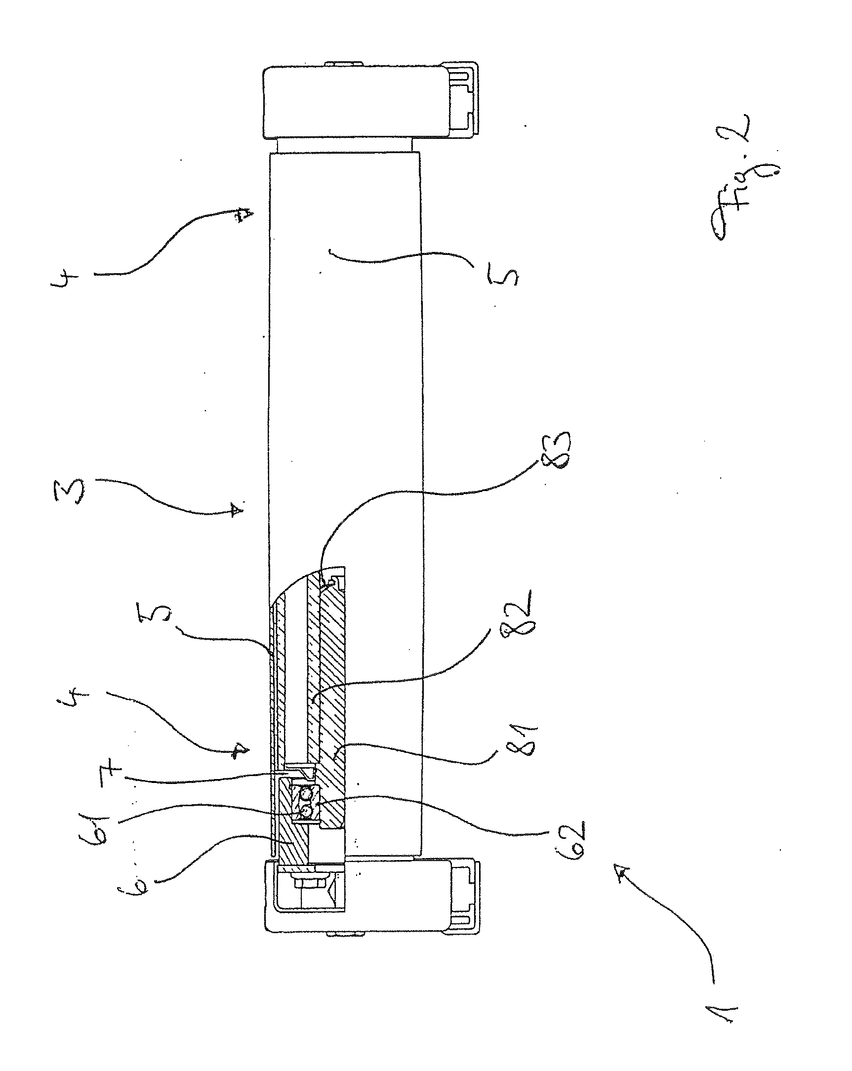 Shaft-hub assembly with expansion element