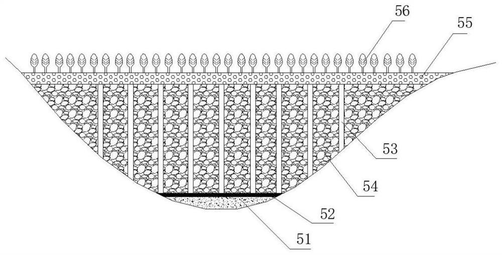 Method for rapidly hardening, pelletizing and filling tailings of abandoned open pit