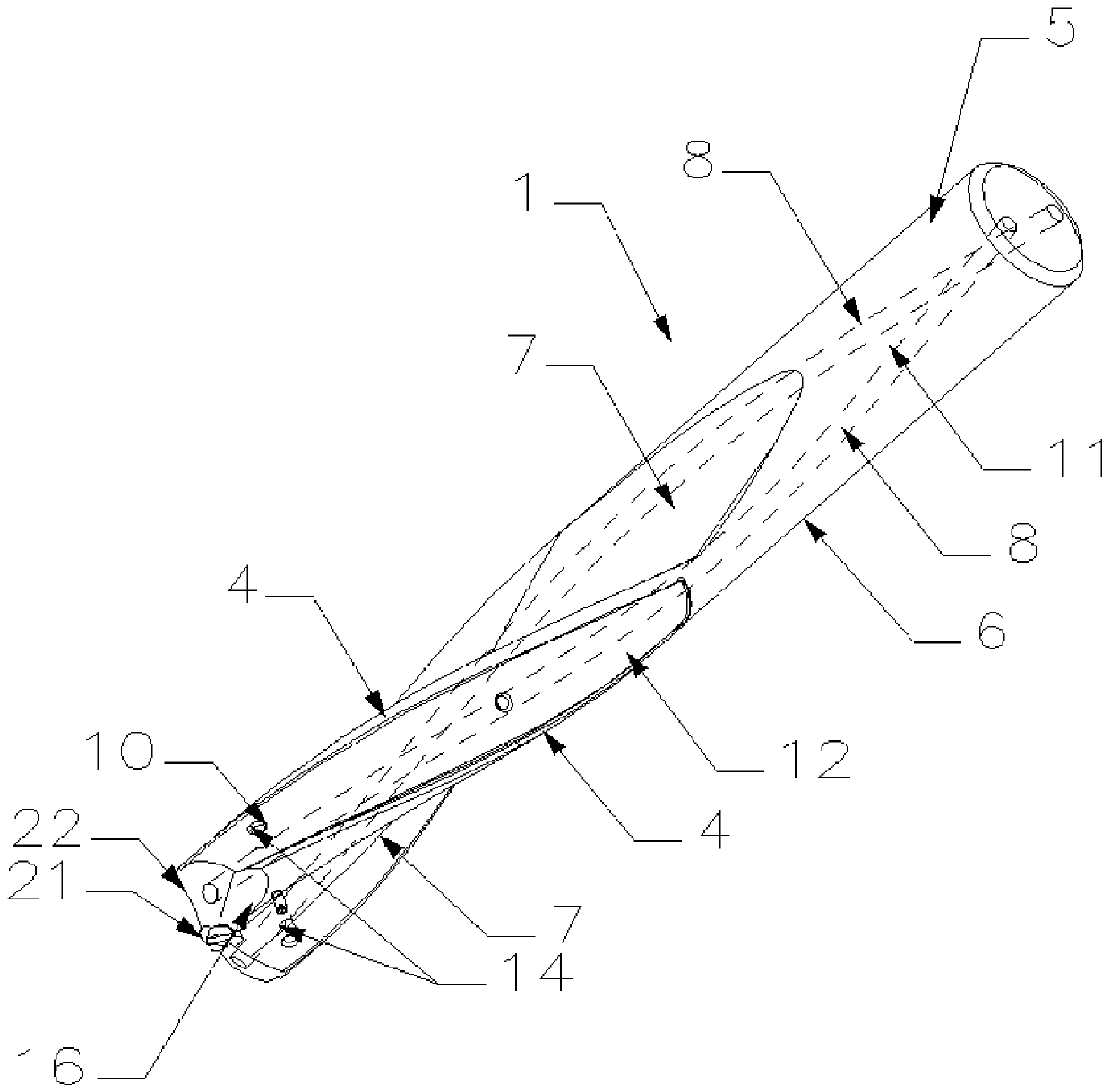 Hole machining tool with independent drill tip in center