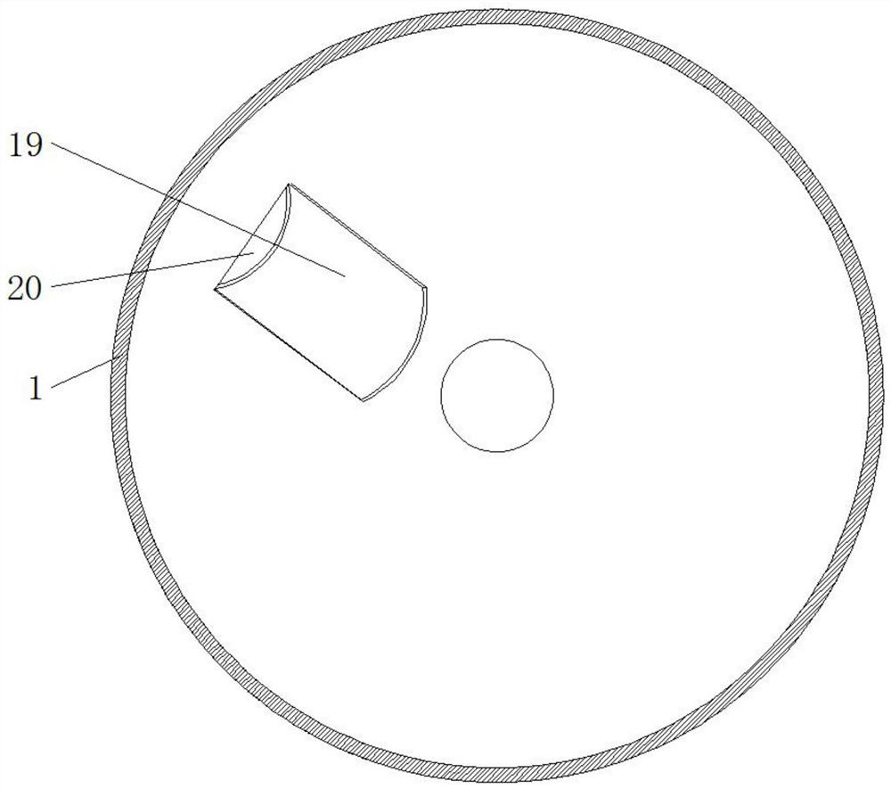 Continuous screening device used for crop processing