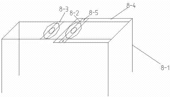 Integrated machine for automatically aligning, shearing and measuring distance of cotton covered wire